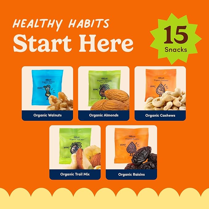 Nuts.com ??Organic Dried Fruit and Nuts Variety Box ??Gourmet Assortment for Summer and Festive Gifts ??Includes Organic Cashews, Almonds, Walnuts, Raisins, and Trail Mix