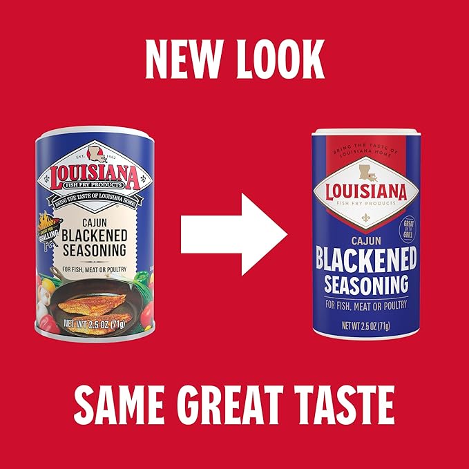 Louisiana Fish Fry Products Cajun Blackened Seasoning 2.5 oz