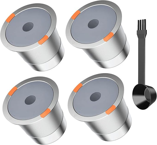 Reusable k Cups for keurig 2.0 1.0,Universal stainless steel Refillable k Cups Filter Use for Keurig all most of coffee Makers brewers(4pack)??,<div>