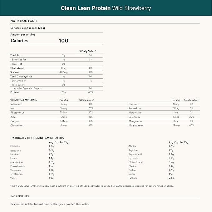 Nuzest - Pea Protein Powder - Clean Lean Protein, Premium Vegan Plant Based Protein Powder, Dairy