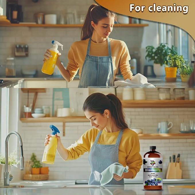 Blueberry Essential Oil (16 oz / 480 ml) ??Blueberry Oils for diffusers, humidifiers, Home Baths, Cleaning Products, Yoga, DIY Soaps and DIY Scented Candles
