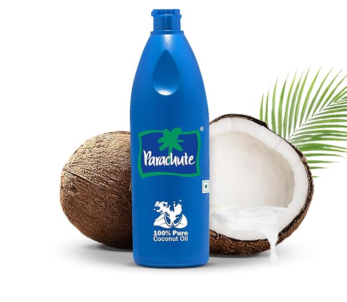 Parachute Coconut Oil| 100% Pure & Natural| Unrefined Coconut Oil| No Chemicals & Preservatives| Fresh Long Lasting Aroma| Untouched By Hands| 5.9 Fl oz | Pack of 4