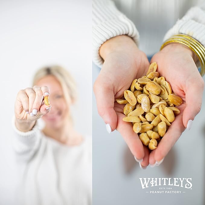 Whitley?셲 Salted Virginia Peanuts ??Super Extra Large 'Home Cooked' Virginia Peanuts (40 Ounce Tin)