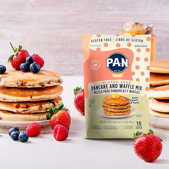 P.A.N Pancake and Waffle Mix ??Gluten Free 1 lb. (Pack of 2)