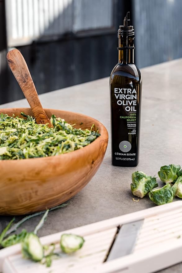 Cobram Estate California Select Extra Virgin Olive Oil, First Cold Pressed, Non-GMO, Keto Friendly, High in Antioxidants, Rich & Complex, 375ml Bottle