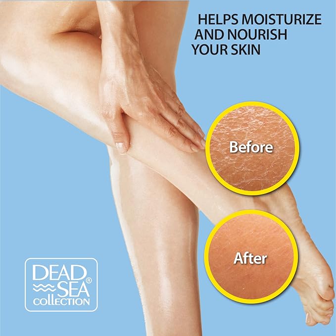 Dead Sea Collection Body Oil with Argan - Dry Skin Moisturizer and Hydrating Massage - Nourishing