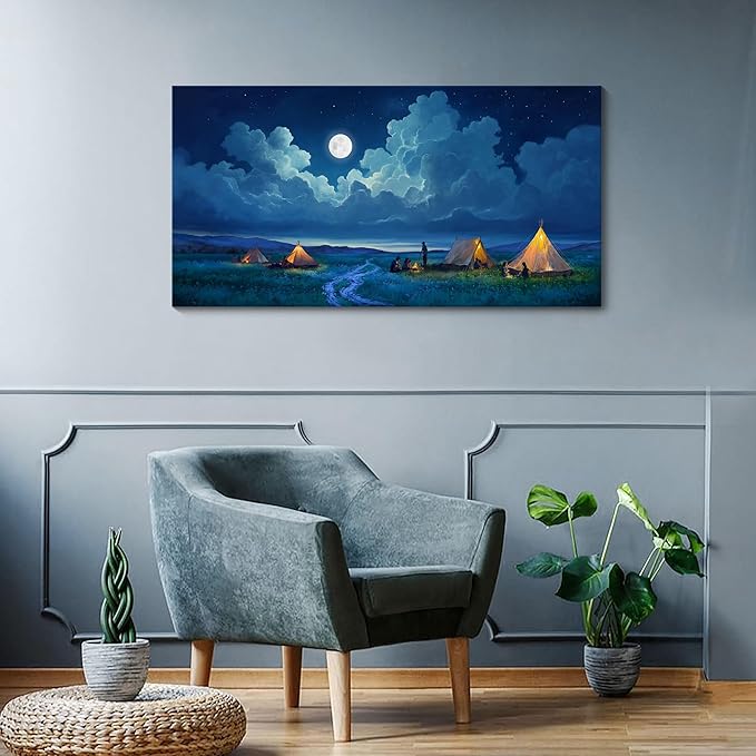 YDYSUNE Landscape Wall Art - Nature Artwork for Walls - Scenery Canvas Wall Art - Forest Painting for Living Room - Rustic Farmhouse Decor - Wall Pictures for Bedroom 20횞40IN