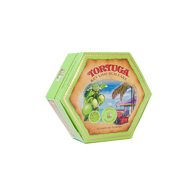TORTUGA ?œTaste of Florida??Key Lime Rum Cake ??16oz The Perfect Premium Gourmet Gift