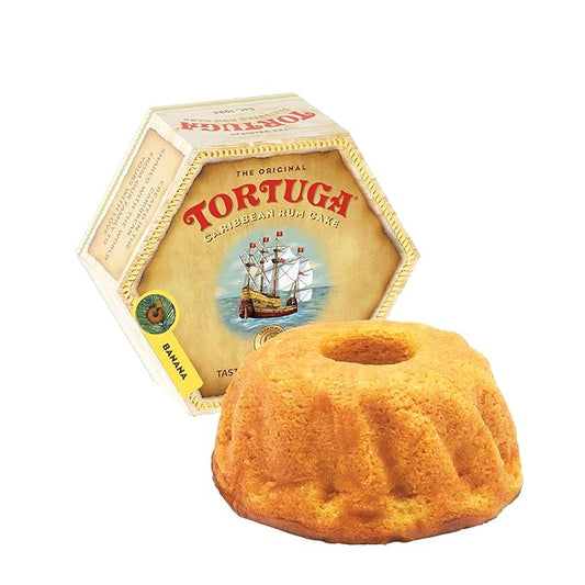 TORTUGA Caribbean Banana Rum Cake - 16 oz Rum Cake - The Perfect Premium Gourmet Gift for Gift Baskets, Parties, Holidays, and Birthdays - Great Cakes for Delivery