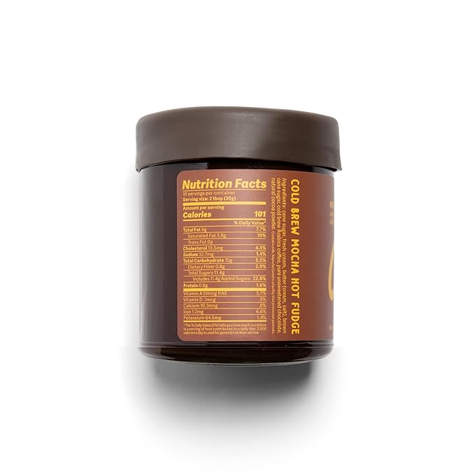 Coop's Mocha Hot Fudge: All Natural Cold Brew Mocha Hot Fudge Gluten Free Toppings for Icecream, Desserts and Coffee - 10 Ounce