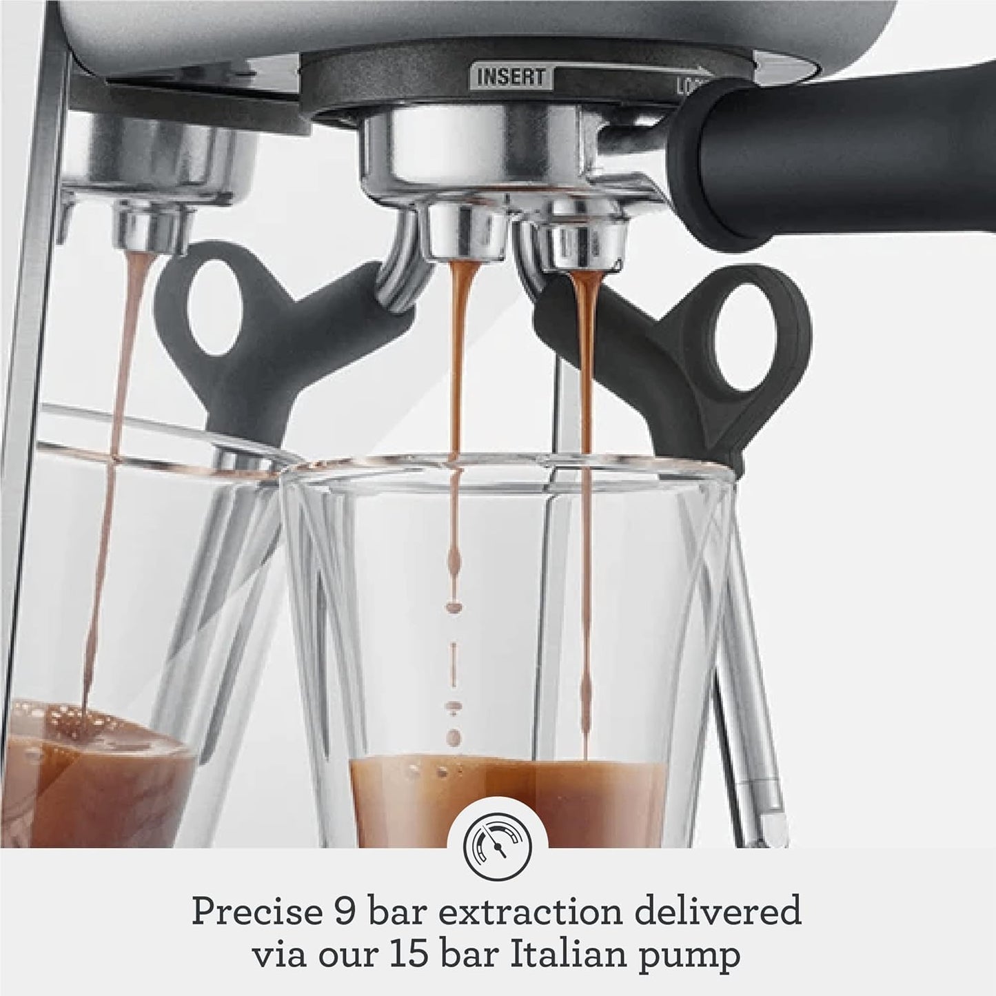 Breville BES450BSS Bambino Espresso Machine, Brushed Stainless Steel