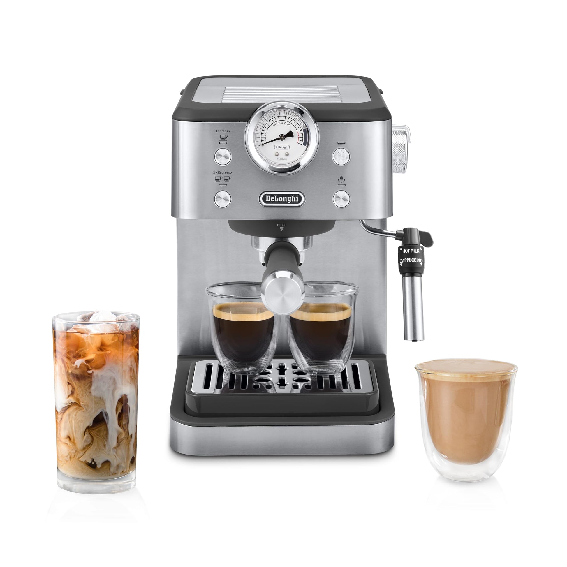 De'Longhi Classic Signature Espresso Machine, Adjustable Milk Frother