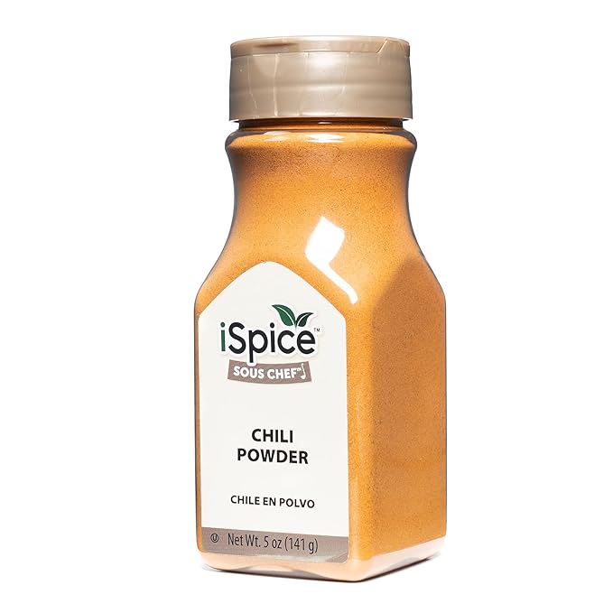 iSpice PREMIUM CHILI POWDER| Pure and Fresh |Essential Kitchen Spice| 5oz (141g)