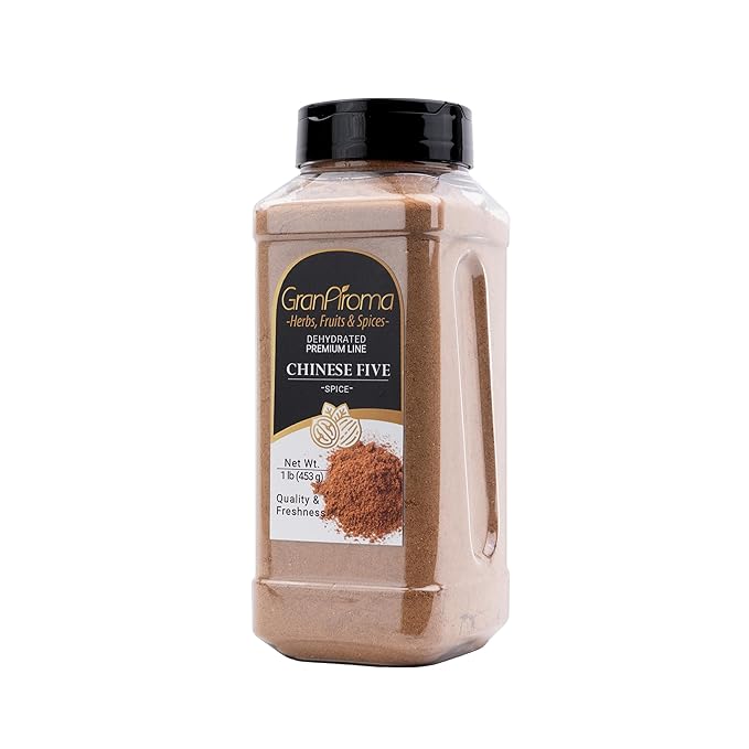 GranAroma Chinese Five Spice, Bold and Aromatic Flavor Profile, Seasoning for Stir-Fries, Roasted Meats, and Soups (1 Pound)