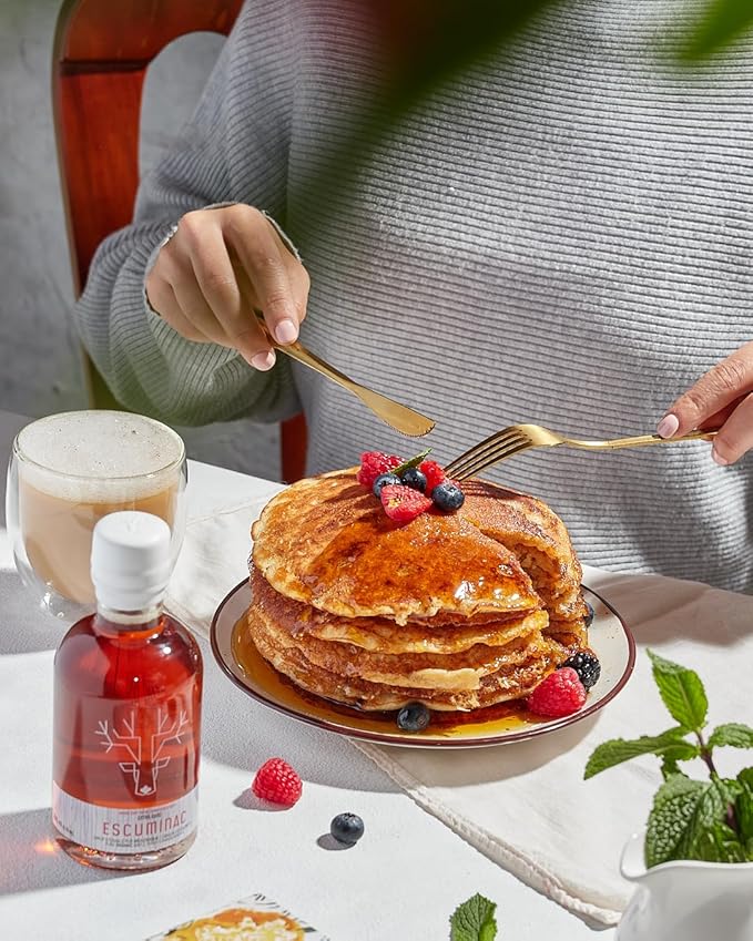 Escuminac, Canadian Maple Syrup Gift Set, 3 Harvests Included From Delicate to Strong Taste. 100% Pure & Organic.