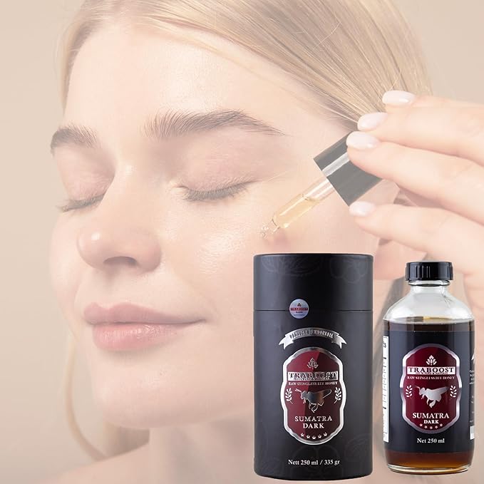 Traboost Stinglees Bee Honey from Sumatra Indonesia DARK | 250 ML