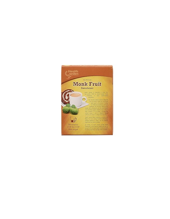 Health Garden Monk Fruit Sweetener, Classic - Non GMO - Gluten Free - Sugar Substitute - Kosher - Keto Friendly 40 Packets (2 pack)