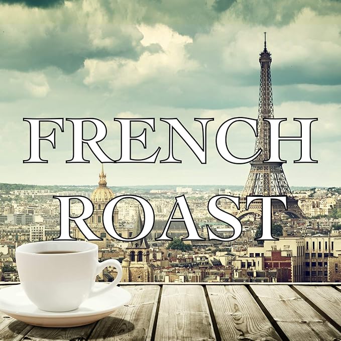 French Roast Coffee Beans, Ground, Fresh Roasted, 5 lbs