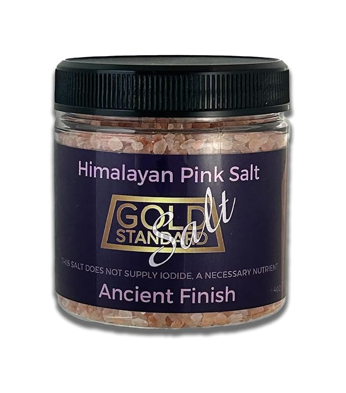 KOSHER CERTIFIED Himalayan Pink Salt, Medium Grain - Ancient Finish - 4oz - Use as is or in a grinder.