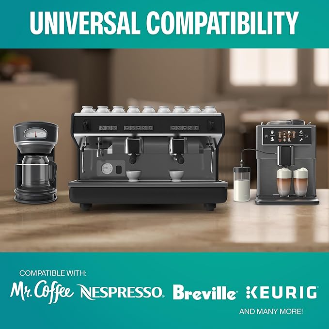 Coffee Maker Cleaner Tablets ??Descaling & Cleaning Solution for Coffee Makers, Pot, Espresso Machines ??Compatible with Breville, Miele, Keurig, DeLonghi, Nespresso & More ??Removes Stains & Oils