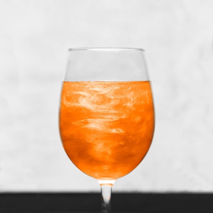 Luster Dust - Pumpkin Orange (4g 1x Jar) | Edible Vegan Dust & Paint for Cake Decorating, Ice Cream, Desserts, Cocktails and Beverages by Bakell