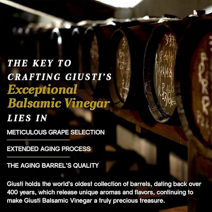Giusti Balsamic Vinegar of Modena IGP ??Extra Thick & Rich Aceto Balsamico di Modena, Matured in