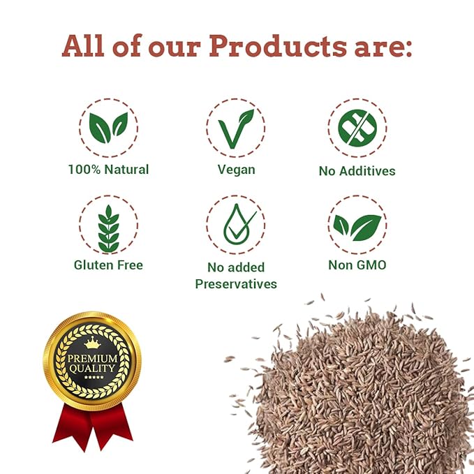 Spice Magic Caraway Seeds I 7oz (200 g) I 100% Natural Caraway Seeds I Perfect for Baking Rye Bread, Cooking & Seasoning I Fresh & Aromatic I Non-GMO I Vegan