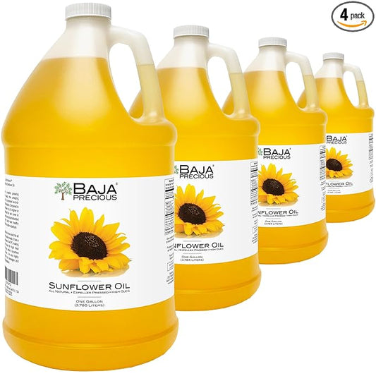 Baja Precious - High Oleic Sunflower Oil, Case of 4 X 1 Gallon Jugs