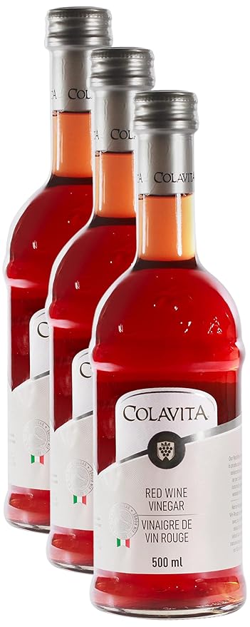 Colavita Red Wine Vinegar, 17 Fl Oz (Pack of 3)
