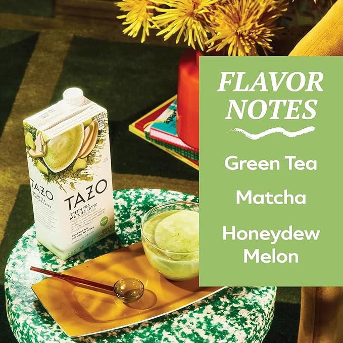 TAZO Tea Concentrate, Green Tea Matcha Latte, Organic Skinny Chai Latte, & Organic Chai Latte 32 Fl Oz (1ea) (Variety Pack)