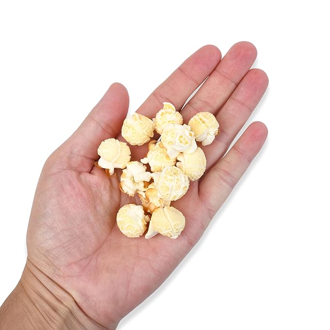Princeton Popcorn Mushroom Hulless Popcorn Kernels ??Easy-Eating, Ball Shaped Tender Popping Corn, Non-GMO Popcorn Kernels, No Hulls, Farmer Direct, Microwave Air Popper or Stovetop 32oz Jar