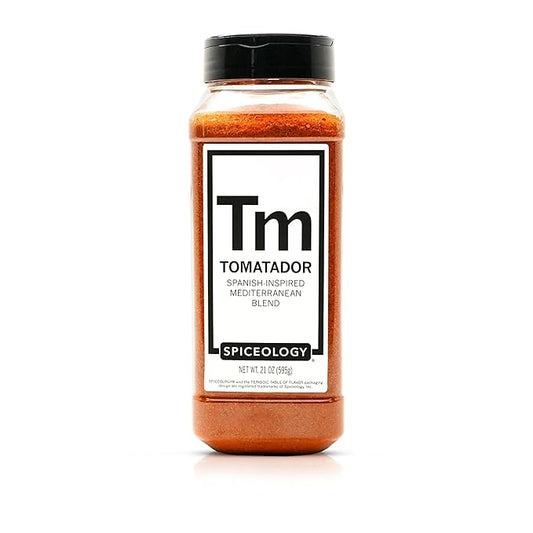 Spiceology - Tomatador ??Spanish-Inspired Mediterranean Spice Blend - All-Purpose Rubs, Spices and Seasonings - Use on: Chicken, Fish, Potatoes, Vegetables, Pastas, Stews and Bloody Mary?™s - 21 oz