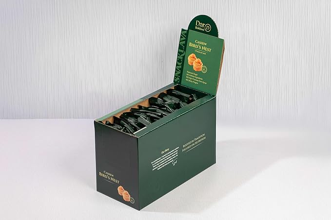 Snacklava Cashew Bird's Nest Baklava - 6 Pack (4 Pieces per Pack) - No Artificial Ingredients, Colors or Preservatives