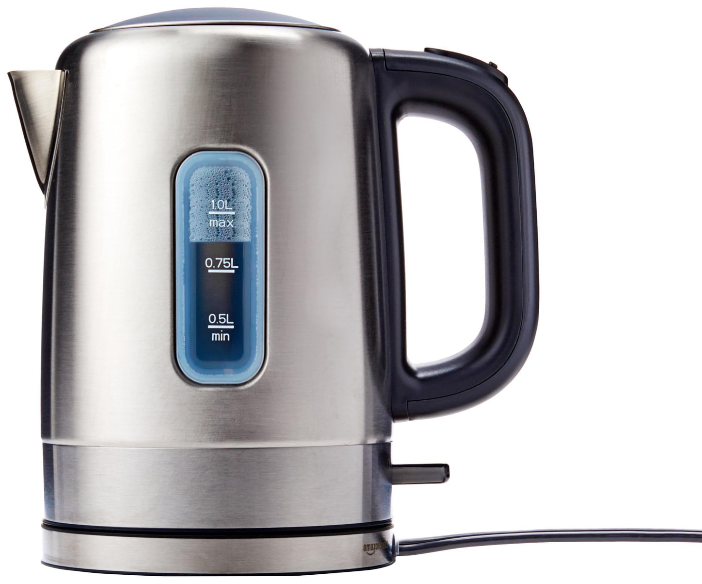 Amazon Basics Electric Stainless Steel Kettle for Tea and Coffee, BPA-Free, Fast Boiling, Auto