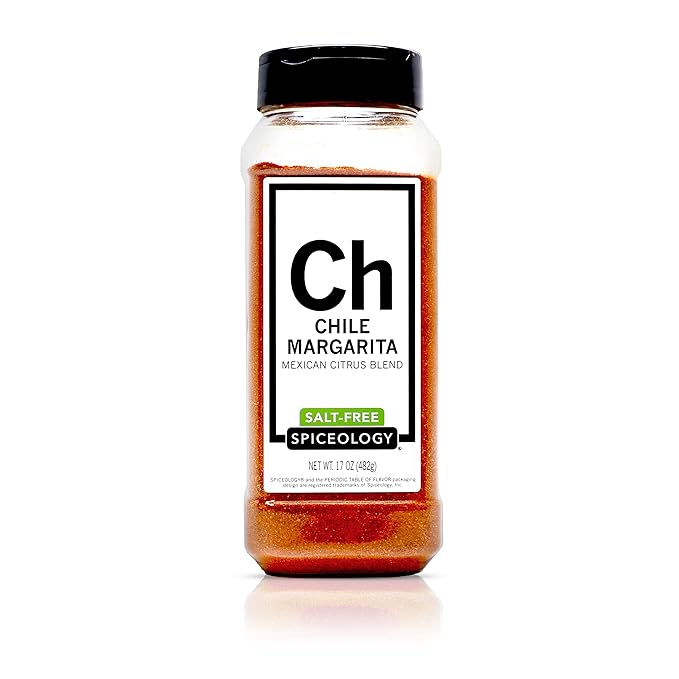 Spiceology - Chile Margarita Mexican Citrus Spice Blend - Salt-Free - Chili Lime Taco Seasoning - Use On: Tacos, Black Beans, Chicken, Steak, Fish, Rice Chili, Pork, Corn or French Fries - 17 oz