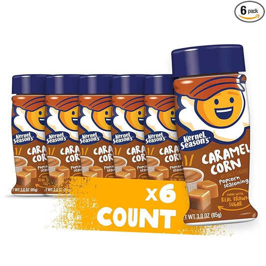 Kernel Season's Popcorn Seasoning, Caramel, 2.85 Ounce (Pack of 6)