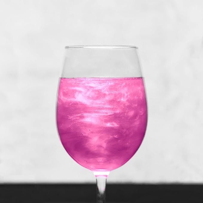 Luster Dust - Deep Pink (4g 1x Jar) | Edible Vegan Dust & Paint for Cake Decorating, Ice Cream, Desserts, Cocktails and Beverages by Bakell