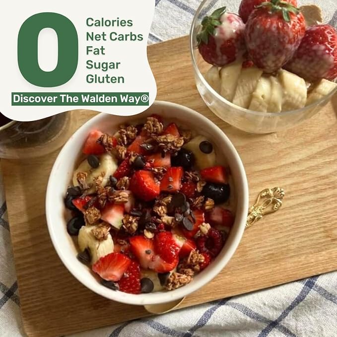 Walden Farms Strawberry Fruit Spread – Zero Calorie, Low Carb, Keto-Friendly, Vegan, Sugar-Free, Classic Strawberry Flavor – 12 oz Bottle