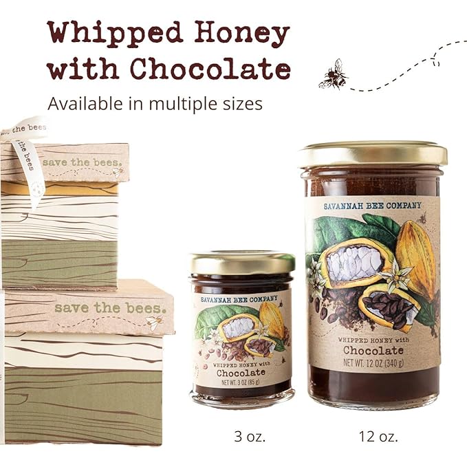 Savannah Bee Company Whipped Honey - All Natural Spreadable Honey