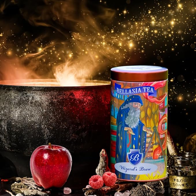 Wizard's Brew by Bellasia Tea. Watermelon Herbal Caffeine-Free and Sugar-free Tea for Kids! Unique Gift for Children!