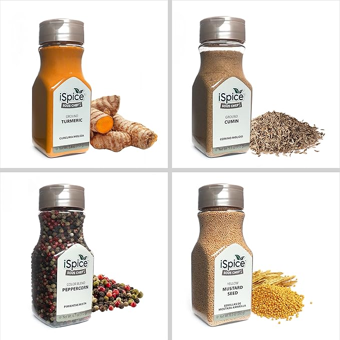 iSpice Starter Spice Set- Seasonings for Cooking - 24 Pack Starter Spice Gift Set | Silk Road