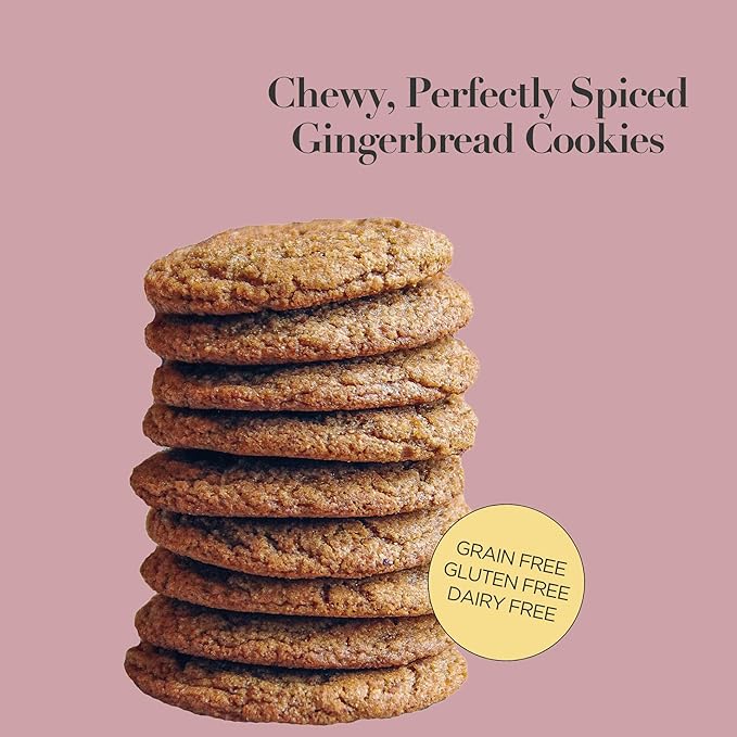 Stellar Eats Grain-Free Gingerbread Cookie Baking Mix | Gluten-Free, Dairy-Free, Plant-Based, Paleo-Friendly | Sweetened with Coconut Sugar | Almond Flour-Based | Non-GMO, Kosher | 8.5 oz | 1 Pack