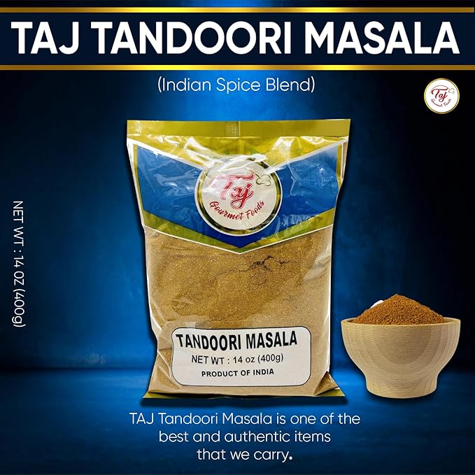 TAJ Tandoori Masala (Indian Spice Blend), 16-Ounce