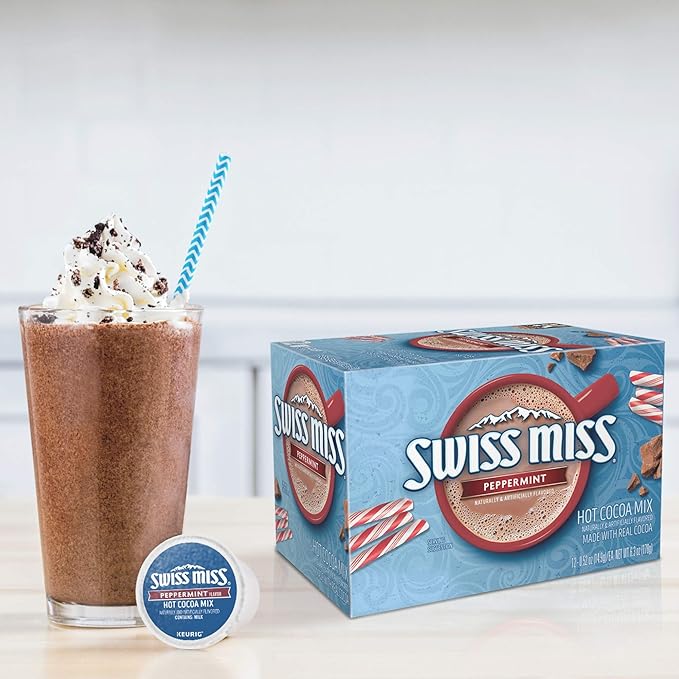 Swiss Miss Peppermint Hot Cocoa K-Cups (48 Count)