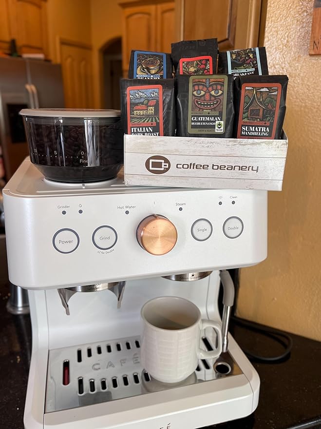 Right Roast Coffee Sampler, 6 - One Pot Sample Bags of coffee, light, medium and dark roasts