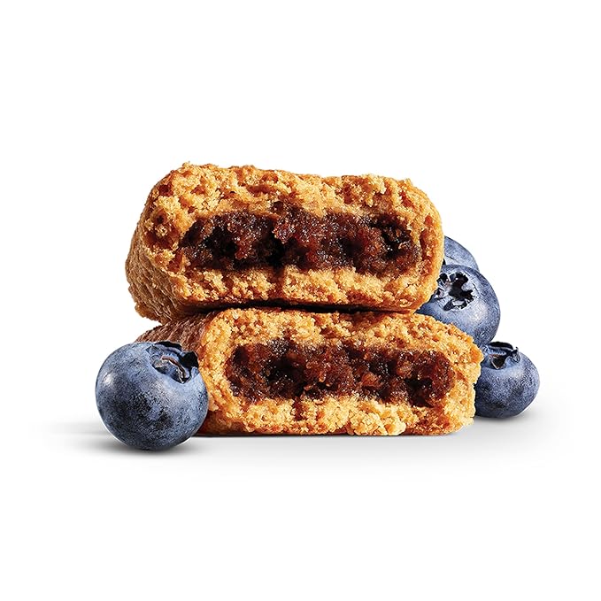 Nature?™s Bakery Whole Wheat Fig Bars, Blueberry, Real Fruit, Vegan, Non-GMO, Snack bar, 7 boxes with 12 twin packs (84 twin packs)