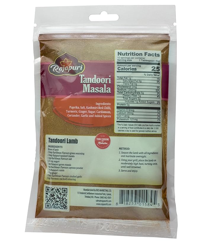 Rajapuri Mixed Spices | Tandoori Masala - 85g / 3 Ounce - Perfect for Chicken Tikka and Lamb