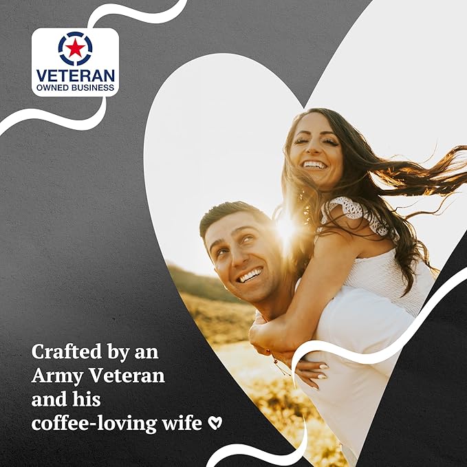 Couple?™s Coffee Ground Coffee | Gives Back to Military Families | Jamaican Me Crazy | Vanilla, Caramel, and Rum Flavored Coffee | Made with 100% Arabica Beans | 12oz bag brews about 34 cups