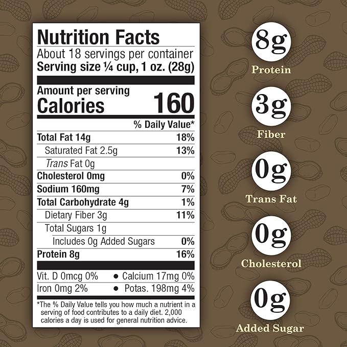 Virginia Diner Sea Salt & Pepper Blister Roasted All Natural Seasoned Virginia Peanuts, Gourmet Nuts in Vacuum Sealed Tin 18 oz (Pack of 1)