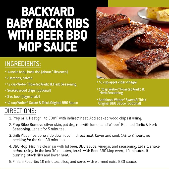 Weber Roasted Garlic & Herb Seasoning, 5.5 oz